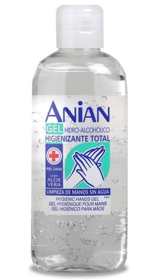 Finclub ANIAN istiaci gl na ruky s Aloe Vera 150 ml