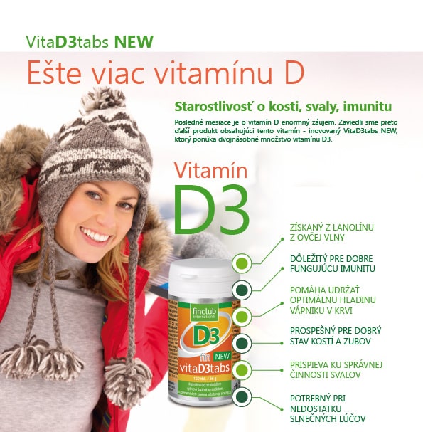 VitaD3tabs vitamín D3