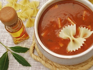 Talianska polievka s denm tofu