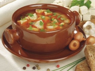 Zemiakov polievka s tofu