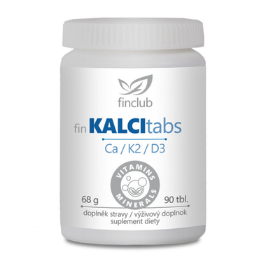 Fin Kalcitabs Vpnik + K2 + D3 90 tabliet