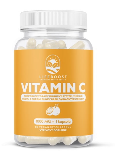 Lifeboost Vitamín C 1000 mg 90 kapsúl