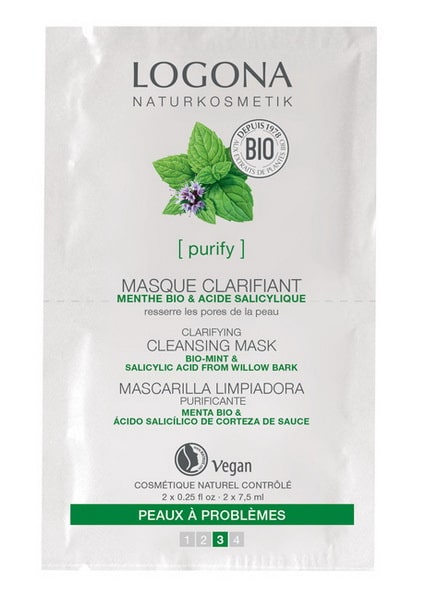 Logona �istiaca maska BIO m�ta 2x7,5 ml