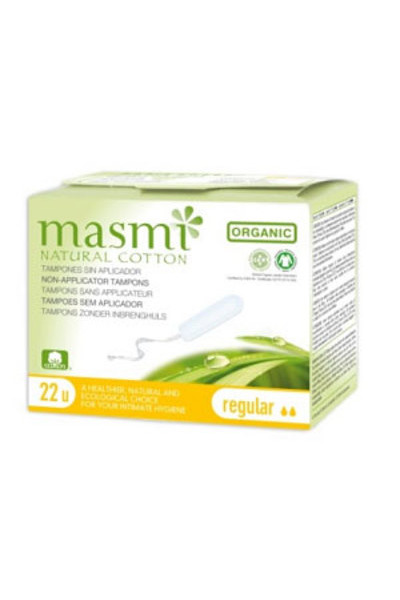 Tampny z organickej bavlny Masmi Regular 18ks