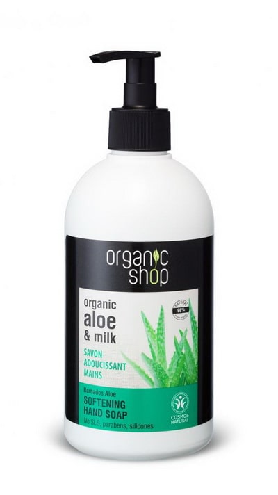 Organic Shop mydlo na ruky Barbadossk Aloe 500ml