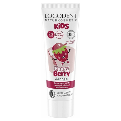 Logona Detsk zubn gl jahoda HAPPY BERRY 75ml