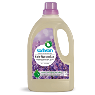 Sodasan COLOR tekut prac prostriedok levandua 1,5 litra