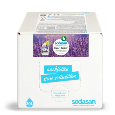 Sodasan COLOR tekut prac prostriedok levandua 20 litrov