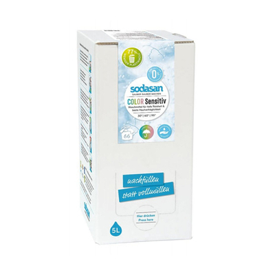 Sodasan COLOR Sensitiv tekut prac prostriedok na farebne prdlo 5 litrov