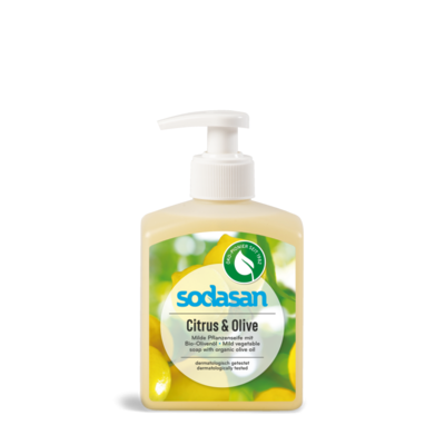 Sodasan BIO tekut mydlo na ruky Citrn - oliva 300 ml