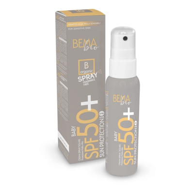 BemaBio opaovac krm Baby Sun pre deti v spreji SPF50 100ml